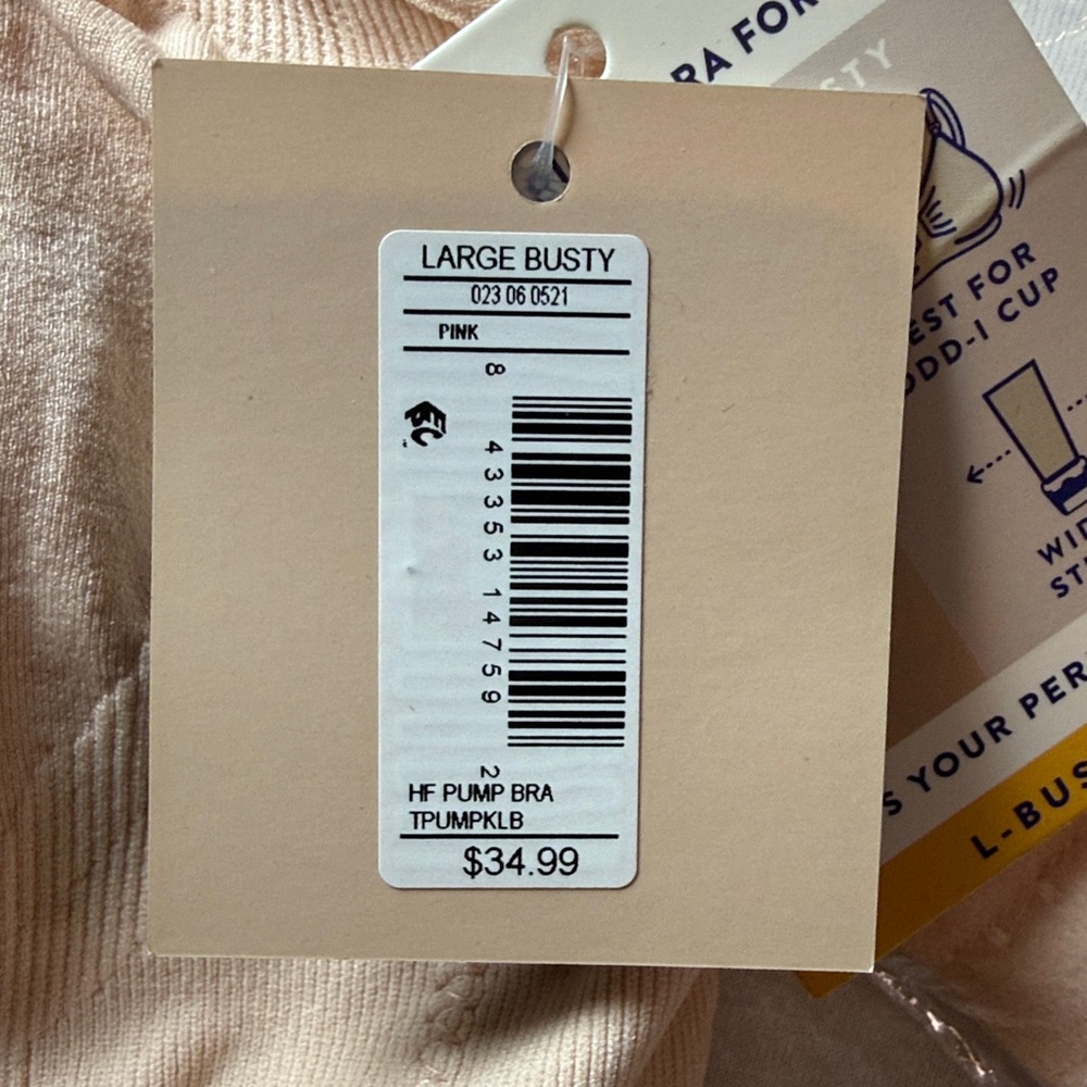 Kindred Hands Free Pumping And Nursing Bras Size L-Busty Pink
Bin 3 #23 - Picture 3 of 8